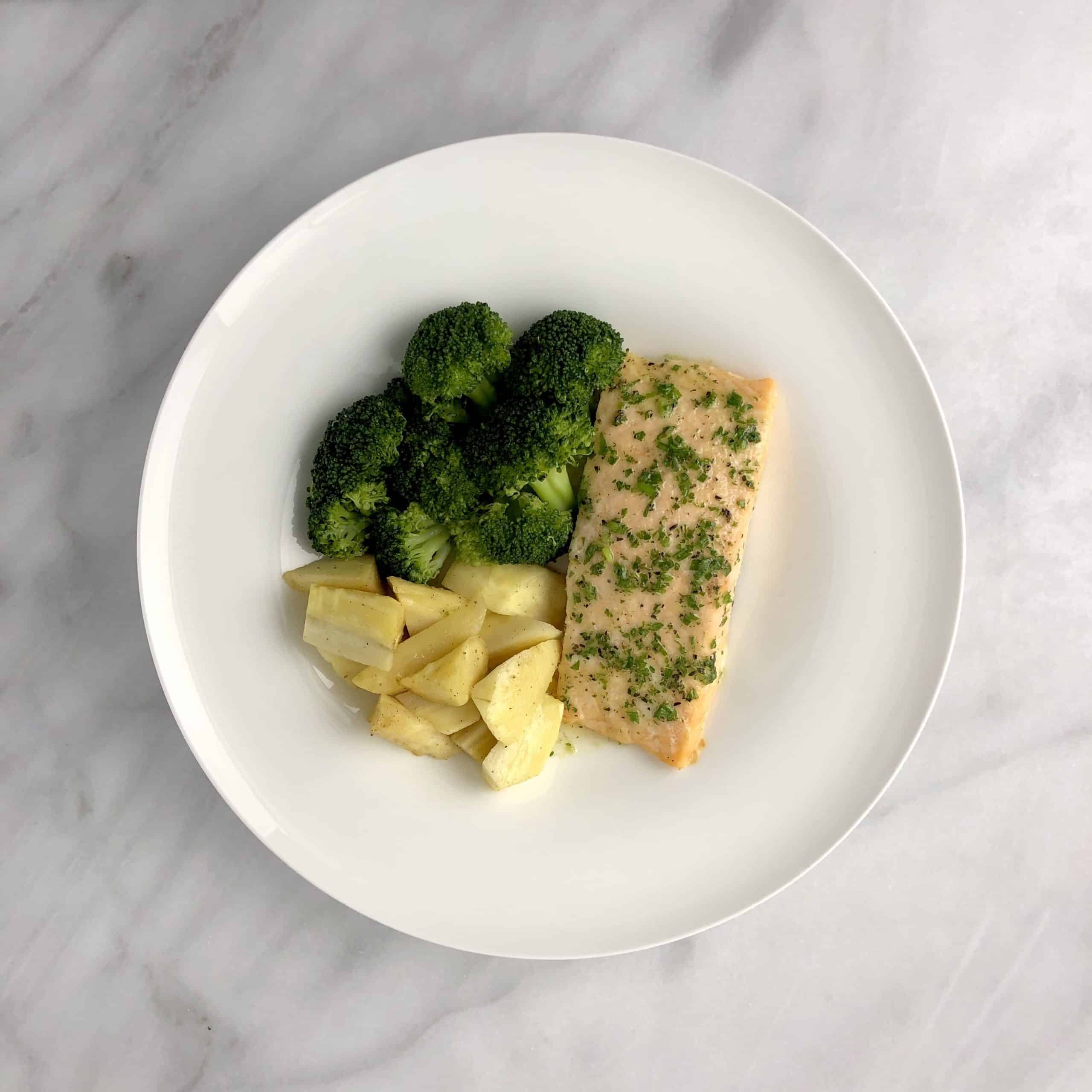 Salmon with Herbed Ghee