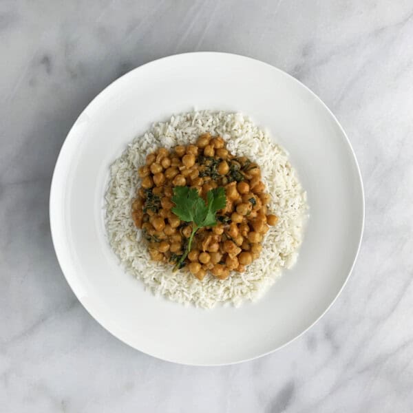 Plant Based Thai Coconut Chickpea Curry